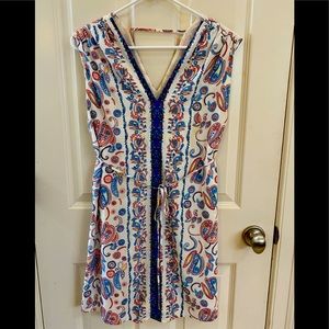 LOFT petite double V sleeveless dress